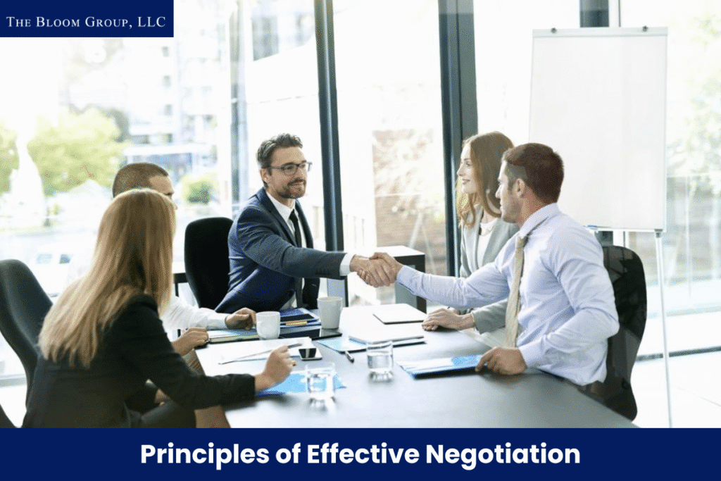 Principles of effective negotiation